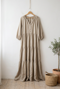 Linen Maxi Dress