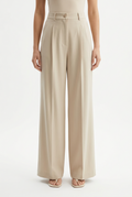 Wide-Leg Tailored Trousers